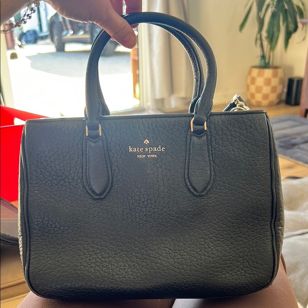 Kate Spade Black Leather Handbag